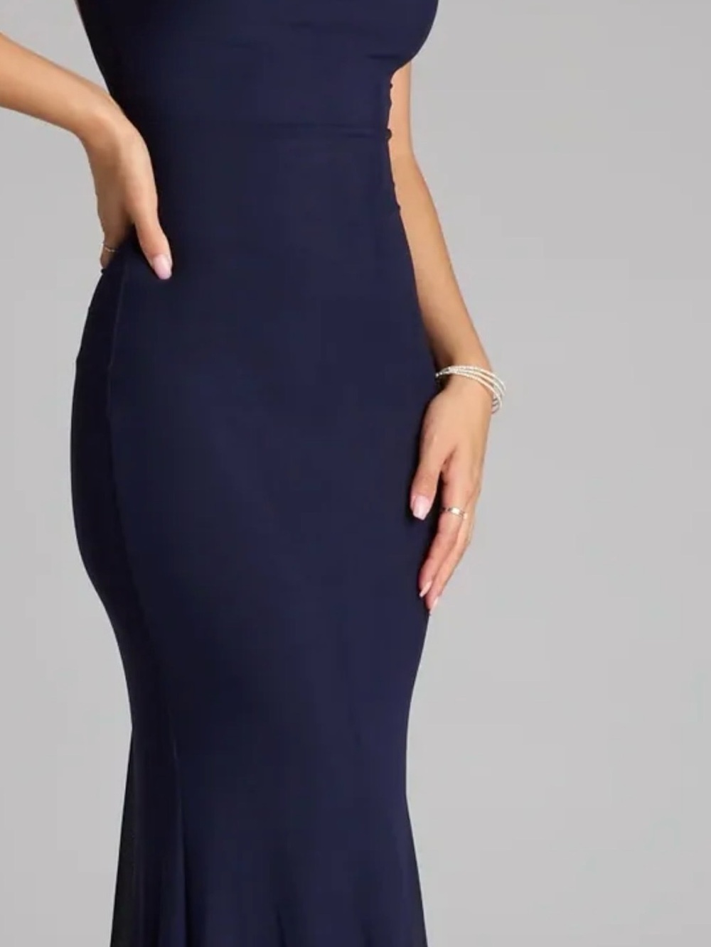 Black Backless slip dress